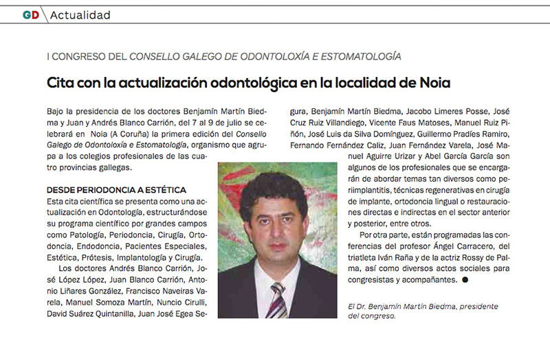 Gaceta Dental 2016